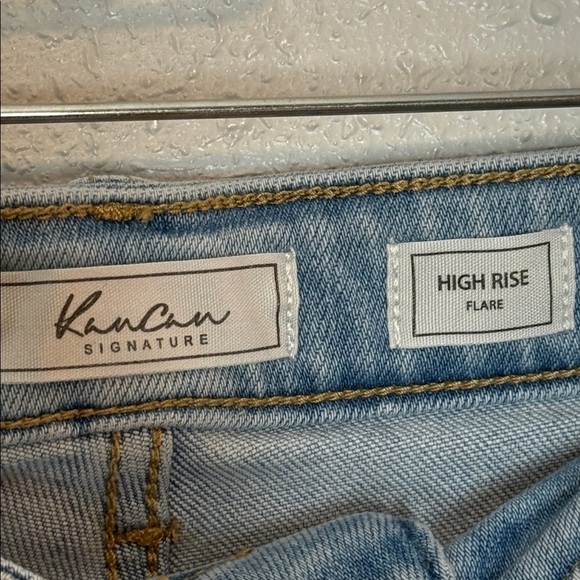 KanCan Women's Light Blue High Rise Flare Jeans Size 32 - Picture 2 of 6